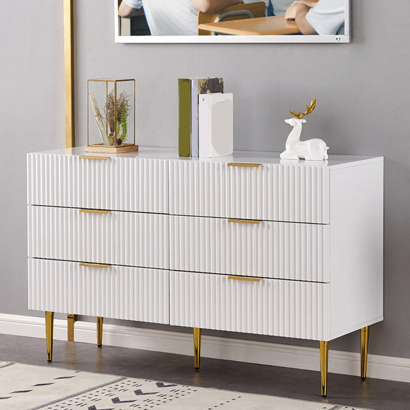 15.74" Wide Modern Accent Ches Wood Soft Close Drawers Chest