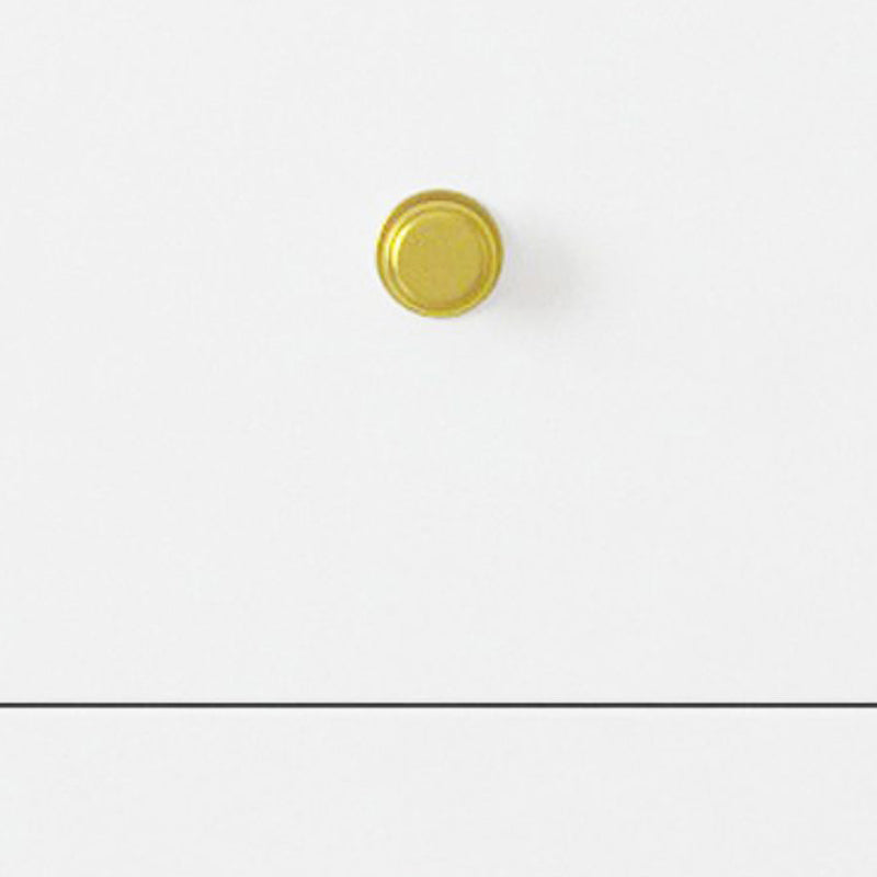 Contemporary Glam Wooden Chest Horizontall Storage Chest Dresser with Metal Legs