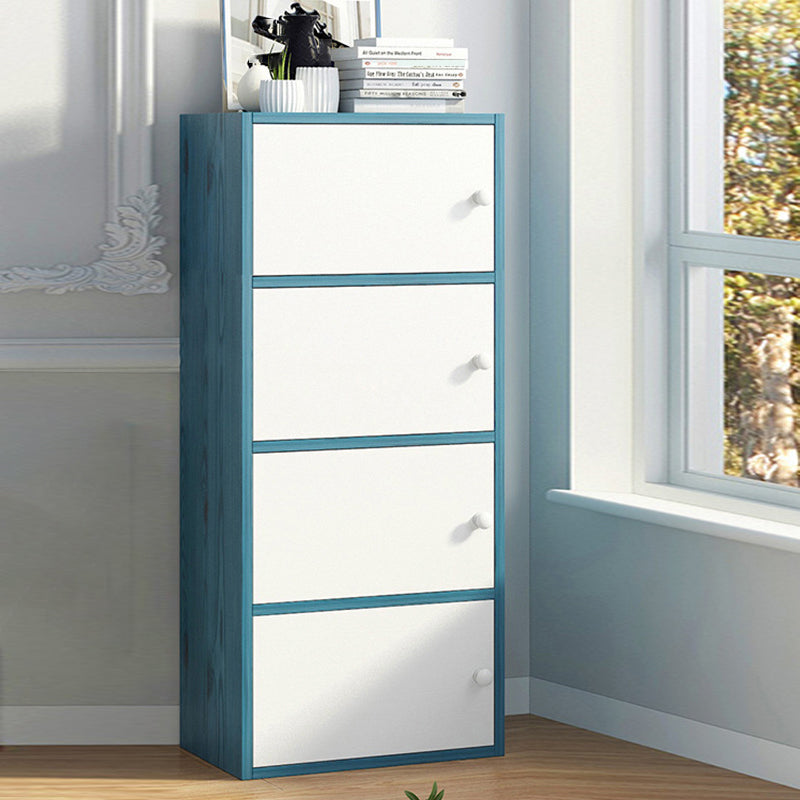 Contemporary Matte Finish Dresser Vertical Wood Storage Chest