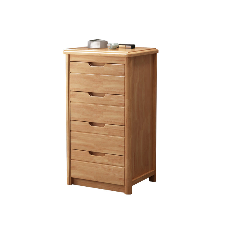 3 / 4 / 5 Drawers Lingerie Chest Vertical Solid Wood Storage Chest for Bedroom