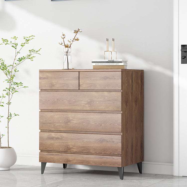 16" W Lingerie Chest Vertical Wood Storage Chest with Drawers for Bedroom