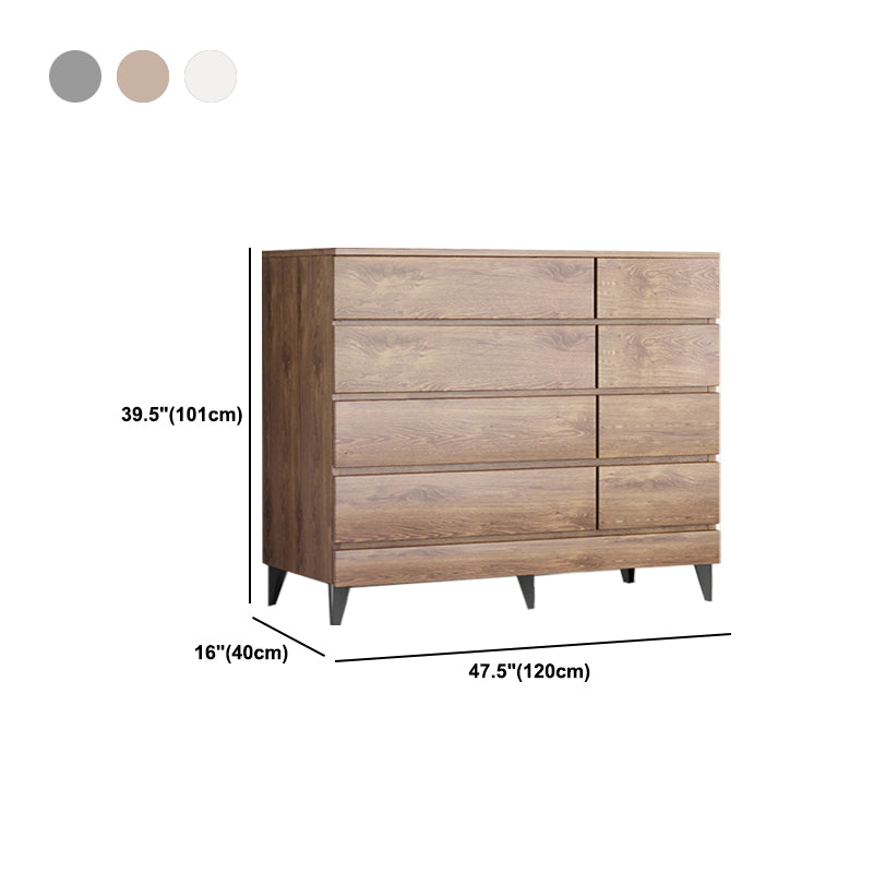 16" W Lingerie Chest Vertical Wood Storage Chest with Drawers for Bedroom