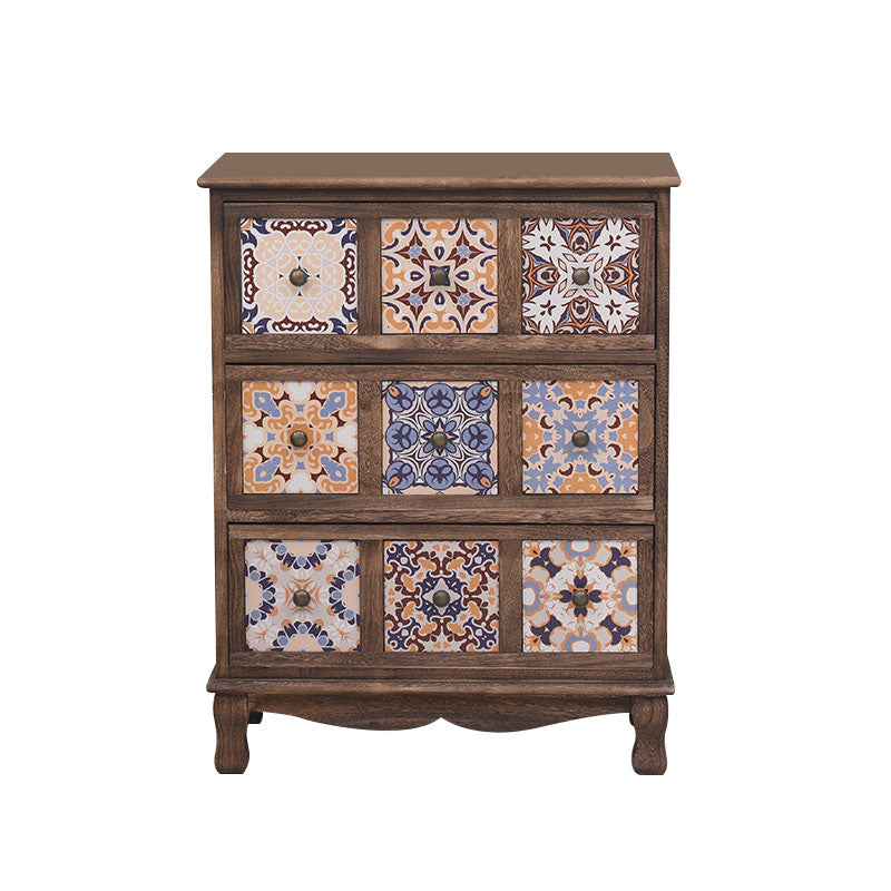 12" W Lingerie Chest Vertical Wood Storage Chest with Drawers for Bedroom