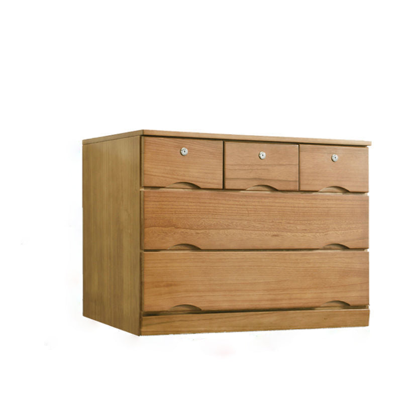 Traditional Storage Chest Dresser Wooden Storage Chest with Drawers