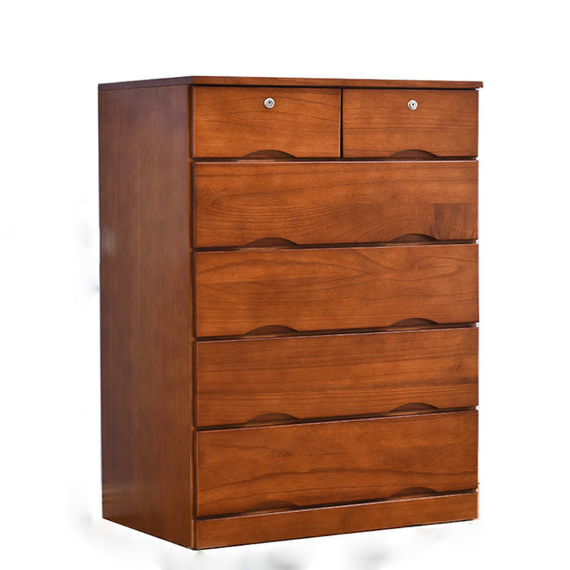 Traditional Storage Chest Dresser Wooden Storage Chest with Drawers