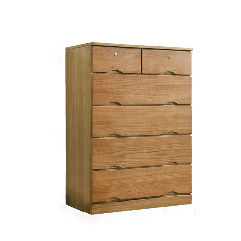 Traditional Storage Chest Dresser Wooden Storage Chest with Drawers