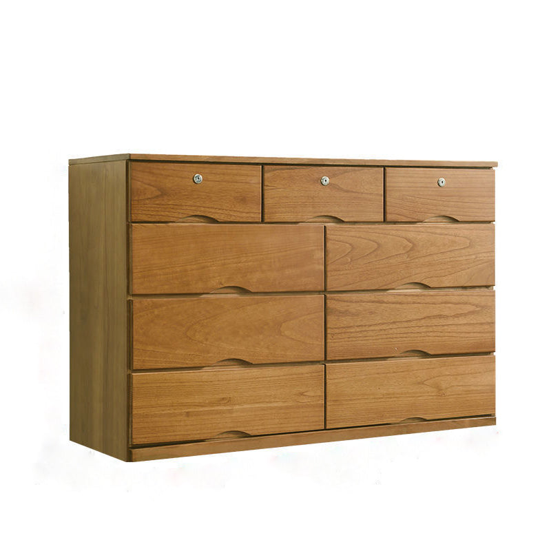 Traditional Storage Chest Dresser Wooden Storage Chest with Drawers