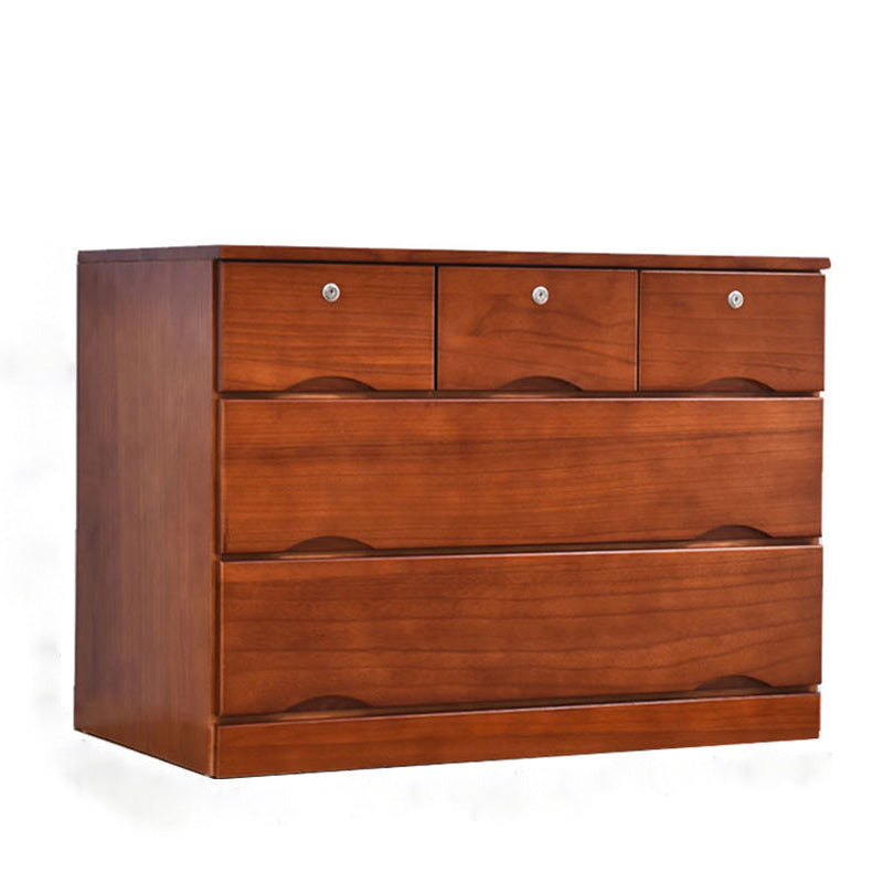 Traditional Storage Chest Dresser Wooden Storage Chest with Drawers