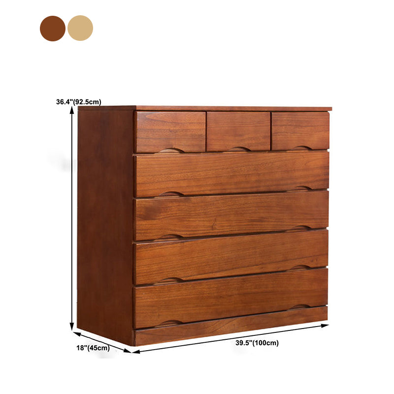 Traditional Storage Chest Dresser Wooden Storage Chest with Drawers