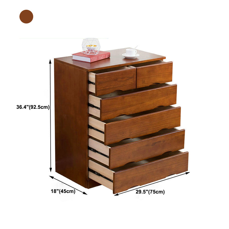 Traditional Storage Chest Dresser Wooden Storage Chest with Drawers