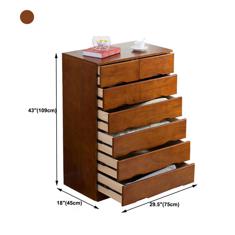 Traditional Storage Chest Dresser Wooden Storage Chest with Drawers