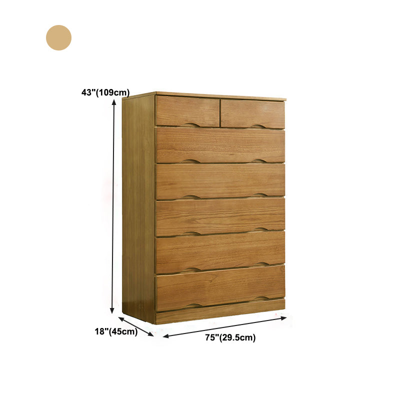 Traditional Storage Chest Dresser Wooden Storage Chest with Drawers