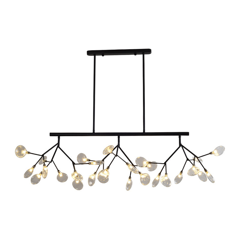 Contemporary Dining Room Lighting 27-Light Sputnik Island Lamp