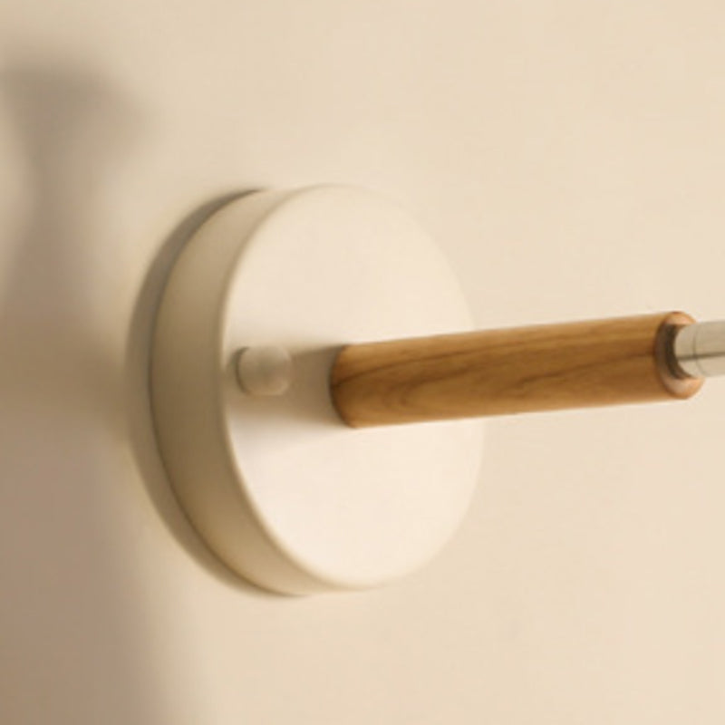 Modernism Wood Wall Light Polish Finish Sconces Lighting for Living Room