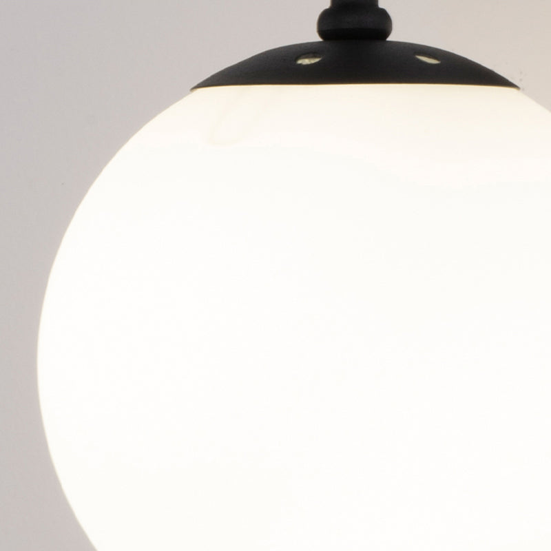 Glass Spherical Shape Wall Light Modern Style 1 Light Wall Mount Fixture for Living Room