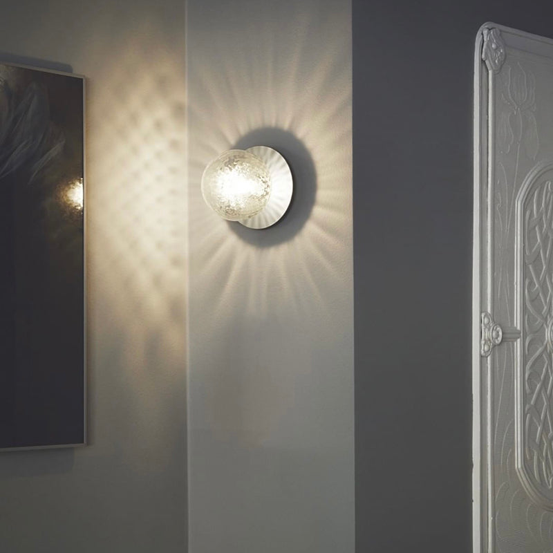 Contemporary Wall Sconce Lighting Creative Glass Ball Wall Light Fixture