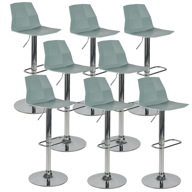 Plastic Adjustable Counter Bar Stool Modern Indoor Counter Stool with Swivel