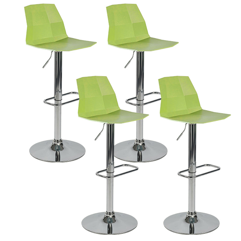 Plastic Adjustable Counter Bar Stool Modern Indoor Counter Stool with Swivel