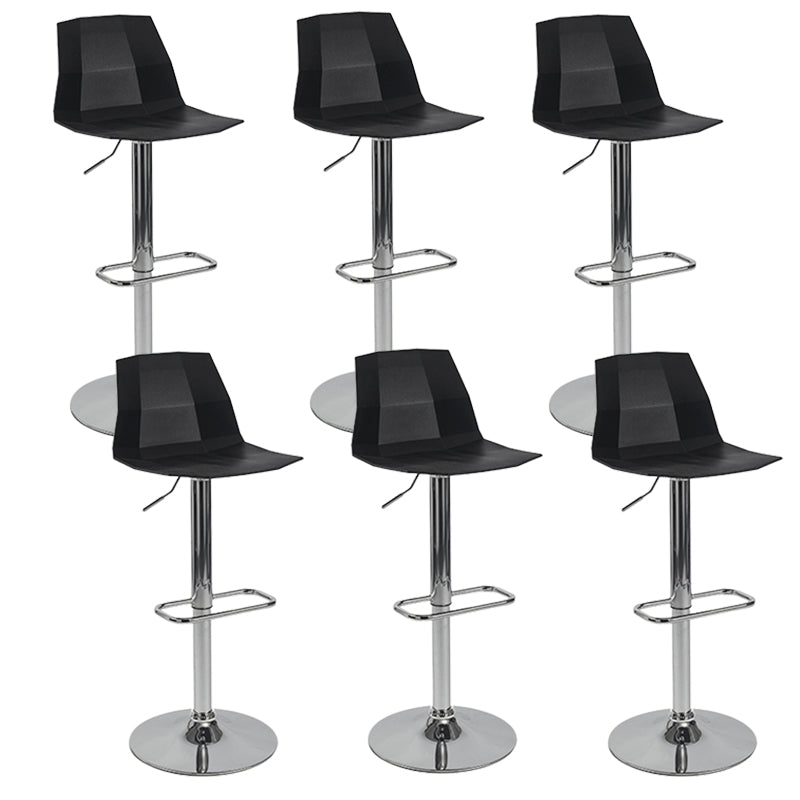 Plastic Adjustable Counter Bar Stool Modern Indoor Counter Stool with Swivel