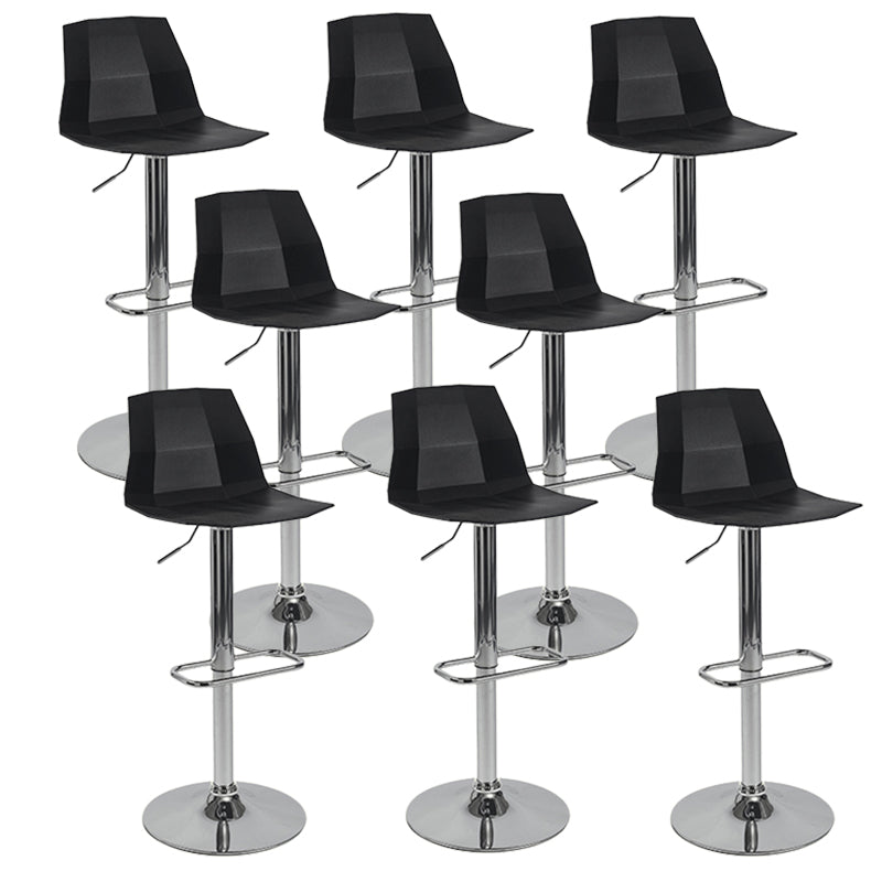 Plastic Adjustable Counter Bar Stool Modern Indoor Counter Stool with Swivel