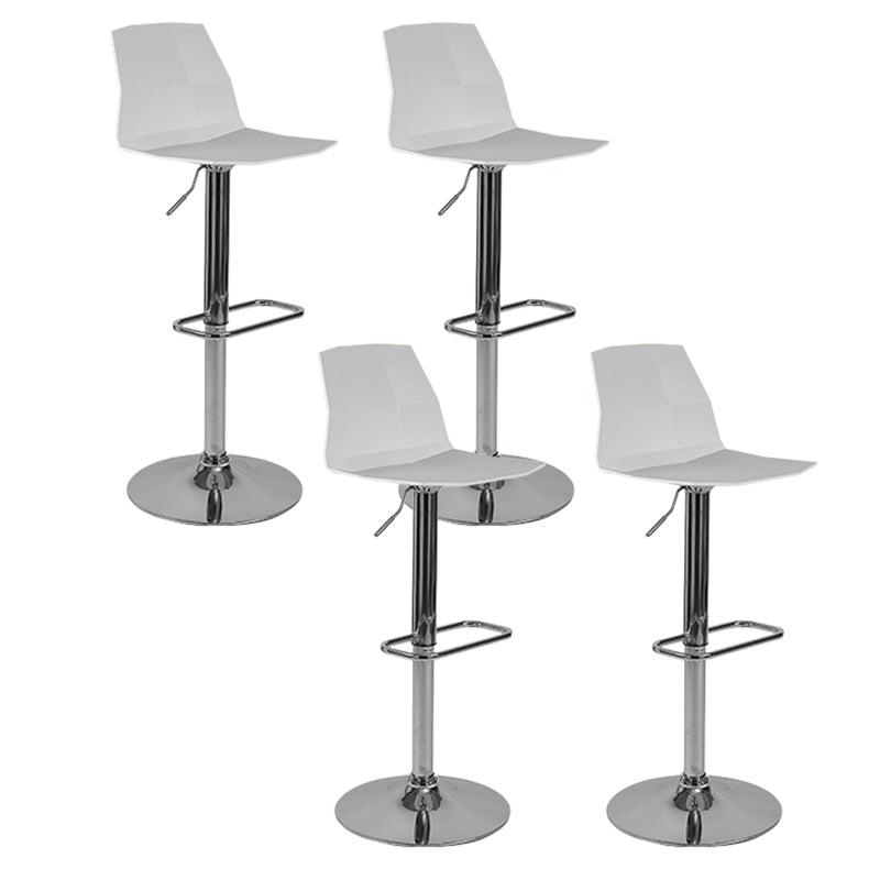 Plastic Adjustable Counter Bar Stool Modern Indoor Counter Stool with Swivel