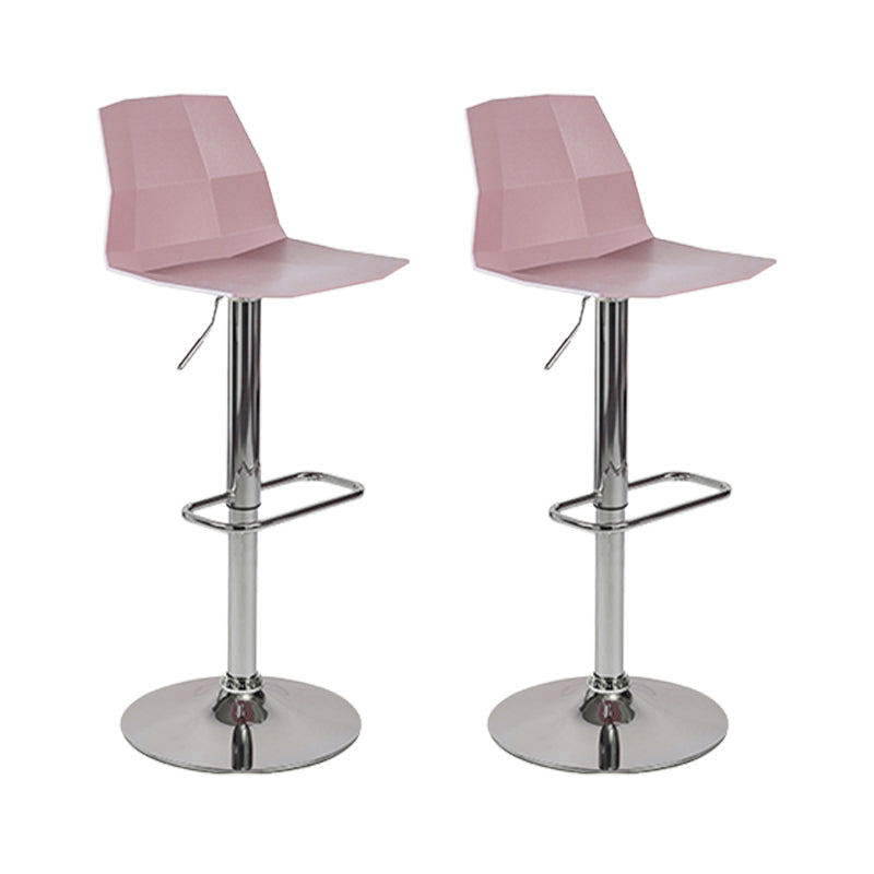 Plastic Adjustable Counter Bar Stool Modern Indoor Counter Stool with Swivel