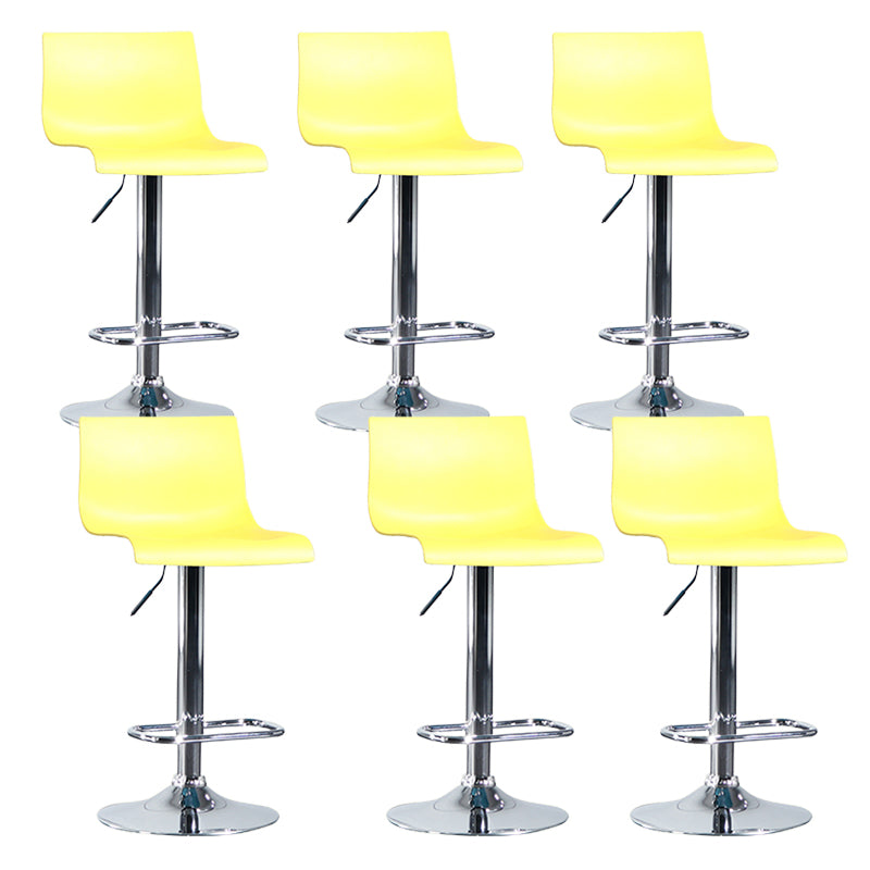 Plastic Adjustable Counter Bar Stool Modern Indoor Counter Stool with Swivel