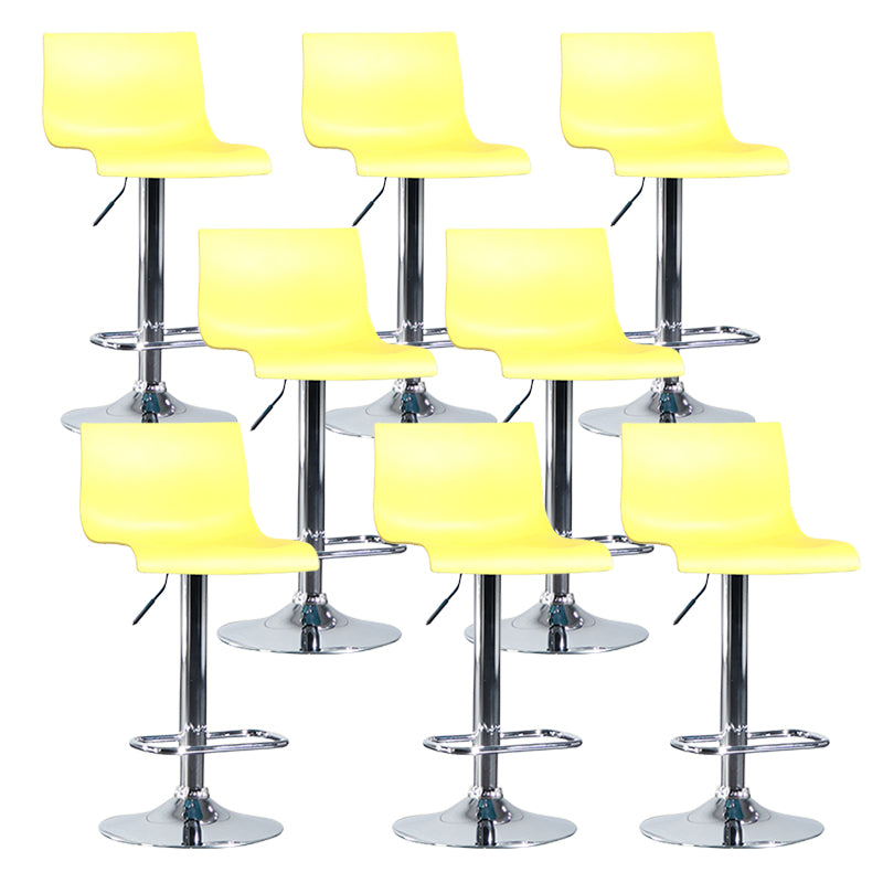 Plastic Adjustable Counter Bar Stool Modern Indoor Counter Stool with Swivel