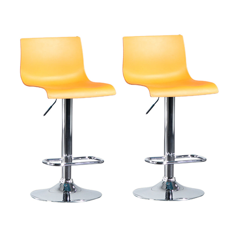 Plastic Adjustable Counter Bar Stool Modern Indoor Counter Stool with Swivel