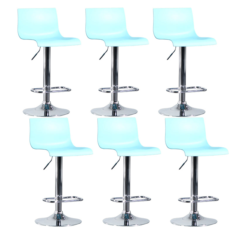 Plastic Adjustable Counter Bar Stool Modern Indoor Counter Stool with Swivel