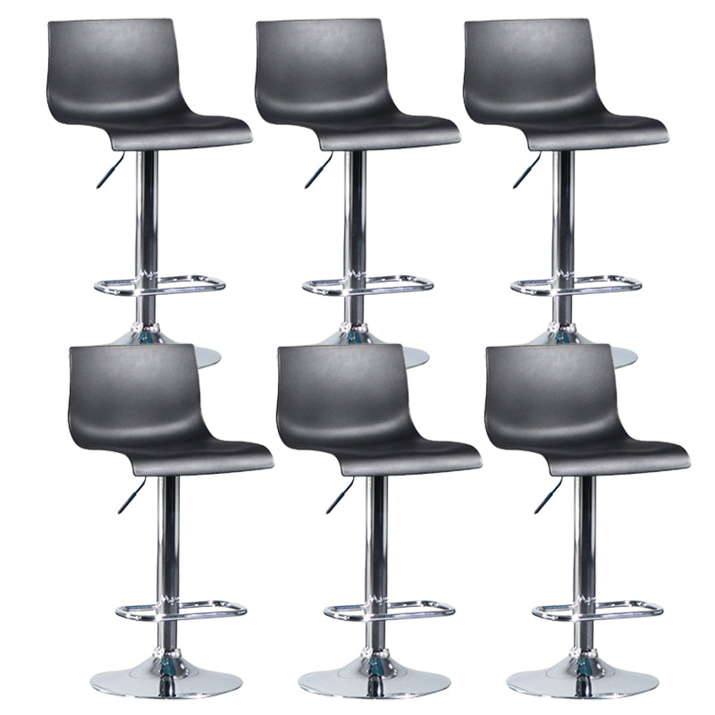 Plastic Adjustable Counter Bar Stool Modern Indoor Counter Stool with Swivel
