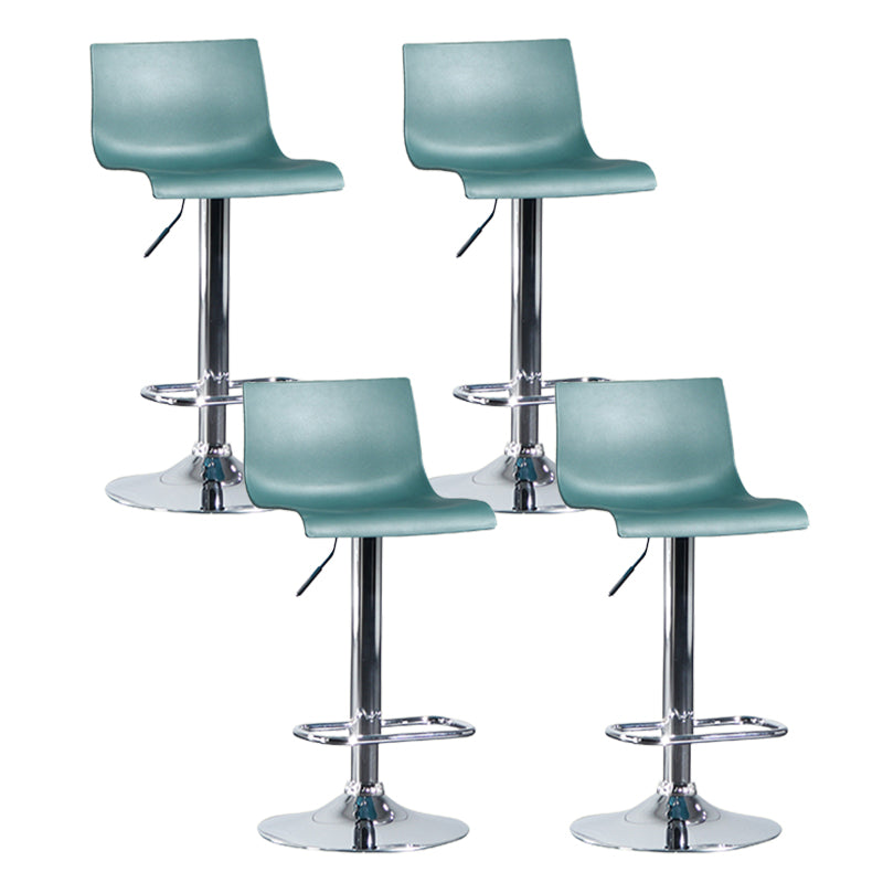 Plastic Adjustable Counter Bar Stool Modern Indoor Counter Stool with Swivel