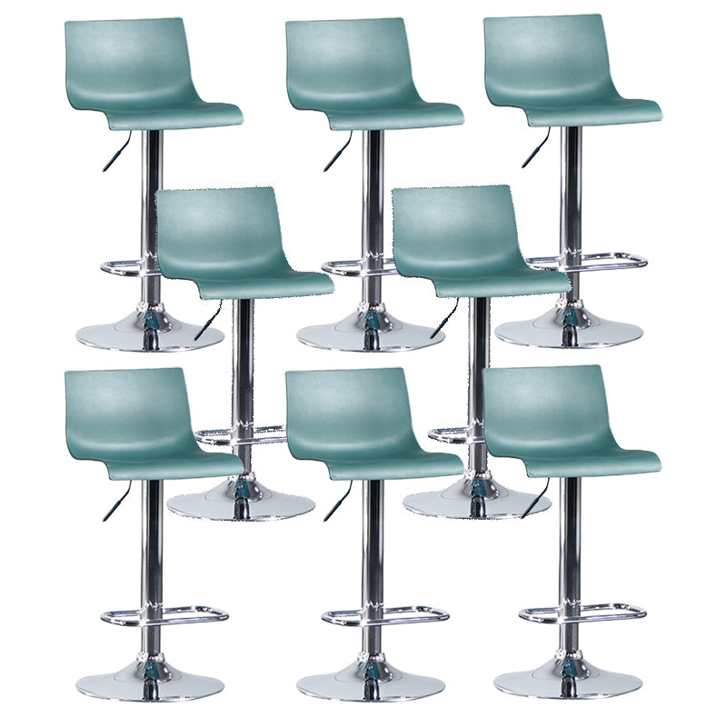 Plastic Adjustable Counter Bar Stool Modern Indoor Counter Stool with Swivel