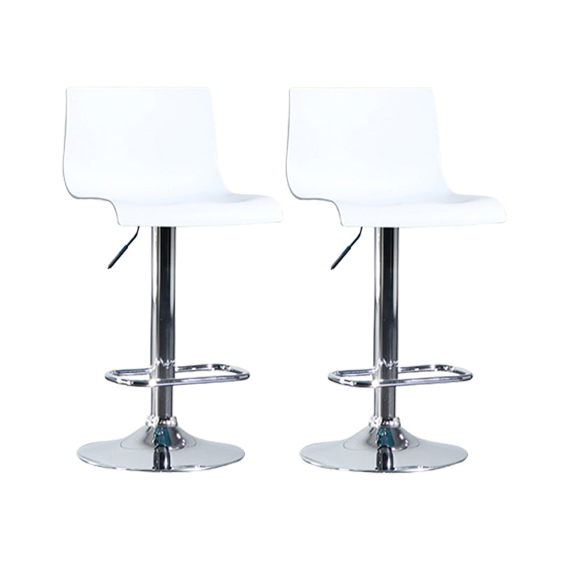 Plastic Adjustable Counter Bar Stool Modern Indoor Counter Stool with Swivel
