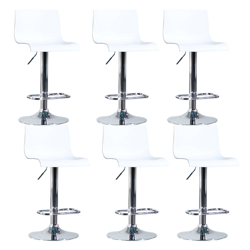Plastic Adjustable Counter Bar Stool Modern Indoor Counter Stool with Swivel