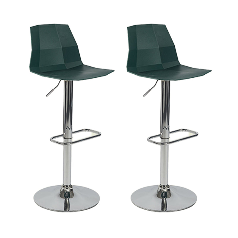 Plastic Adjustable Counter Bar Stool Modern Indoor Counter Stool with Swivel