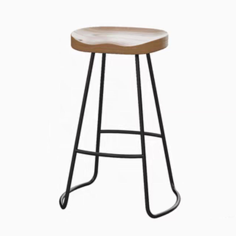 Modern Rectangle Pub Table Set 1/5 Pieces Wooden Counter Table with High Stools