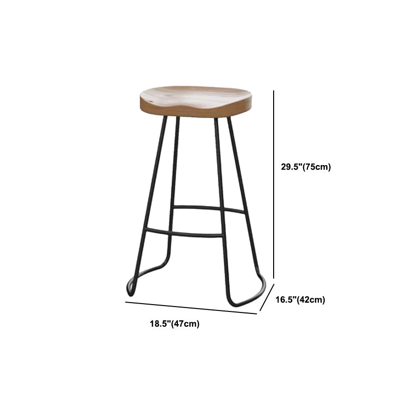 Modern Rectangle Pub Table Set 1/5 Pieces Wooden Counter Table with High Stools