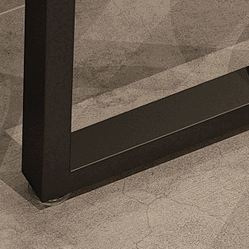 Industrial 1/2/9 Pieces Bar Table Set Rectangle Bar Table with High Stools