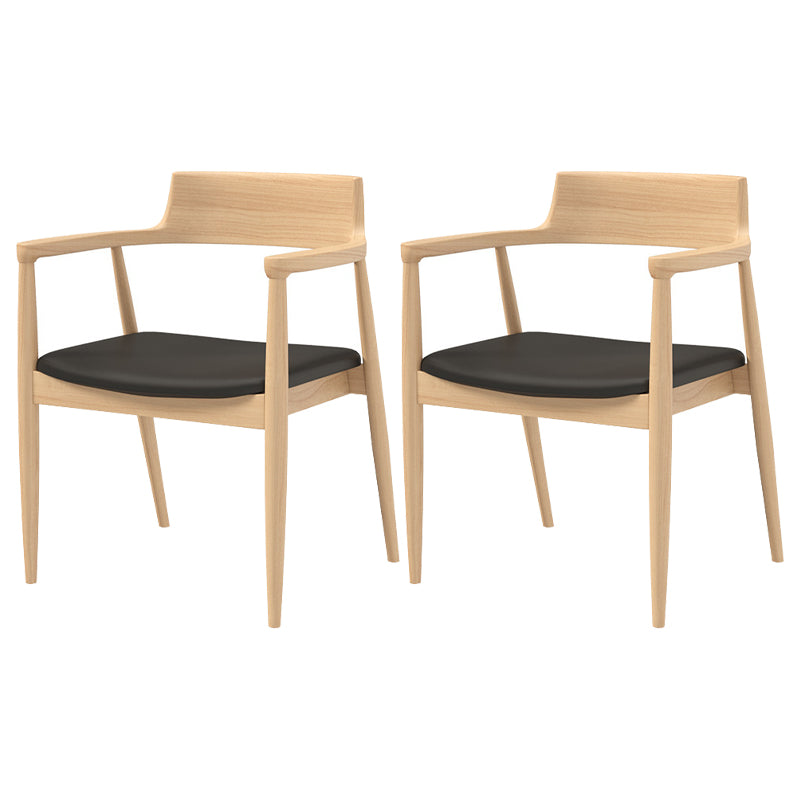 Solid Wood Dining Set 1/2/4/5/7 Pcs Double Pedestal Table with Bench and Chairs