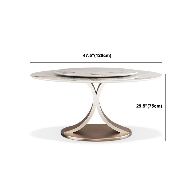 Modern Dining Set Stone 1/4/5/7 Pieces Dining turntable Furniture for Home