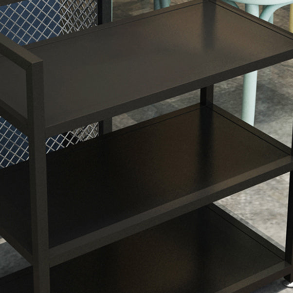 Contemporary Metal Prep Table 25.59"H Portable Prep Table for Dining Room