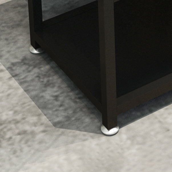 Contemporary Metal Prep Table 25.59"H Portable Prep Table for Dining Room