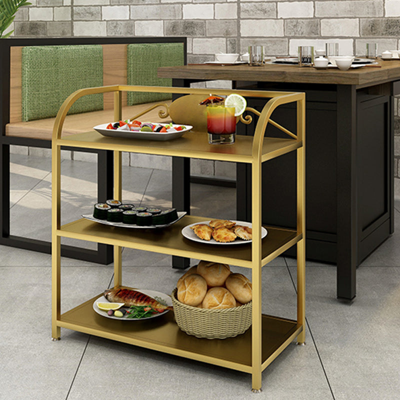 25.59"H Portable Contemporary Prep Table Metal Rectangular Prep Table for Home Use