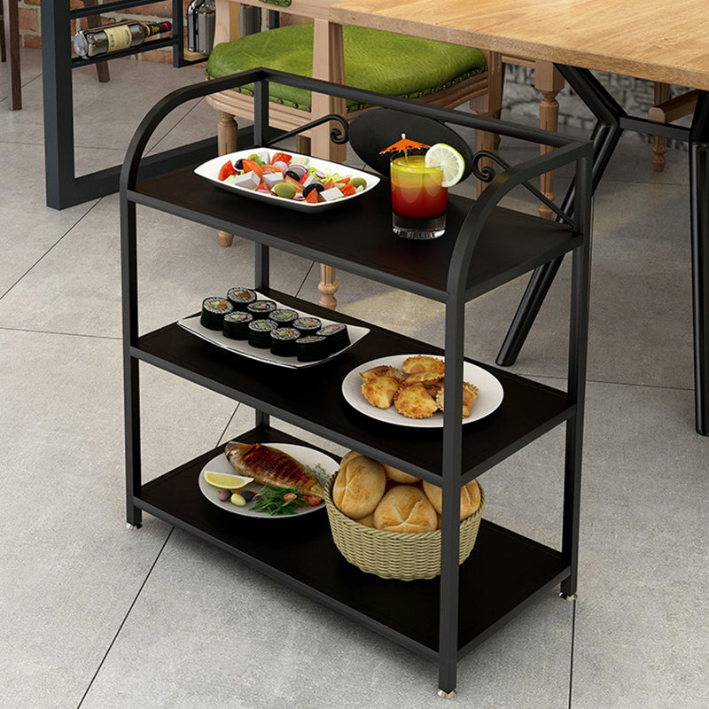 25.59"H Portable Contemporary Prep Table Metal Rectangular Prep Table for Home Use