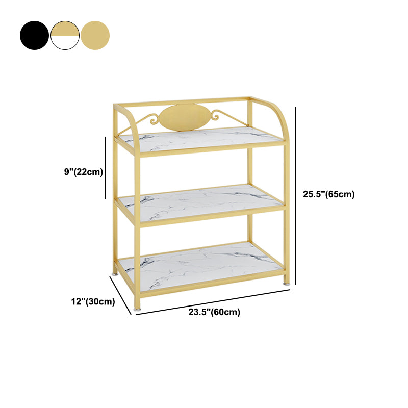 25.59"H Portable Contemporary Prep Table Metal Rectangular Prep Table for Home Use
