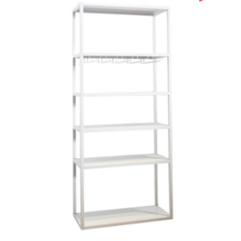 Contemporary Floor Wine Bottle Rack Iron Bottle Holder for Kitchen