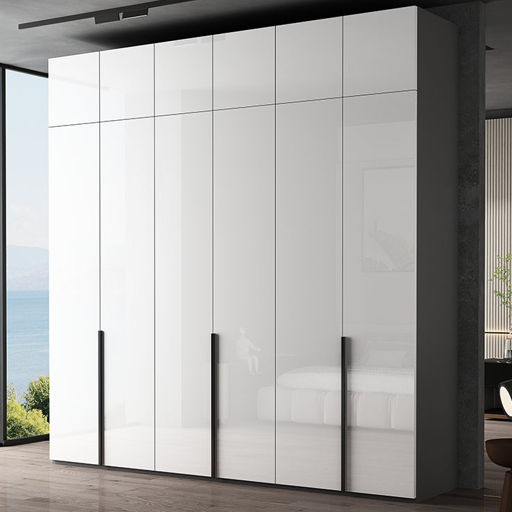 Modern Wardrobe Closet With Shelves Engineered Wood Wardrobe Armoire