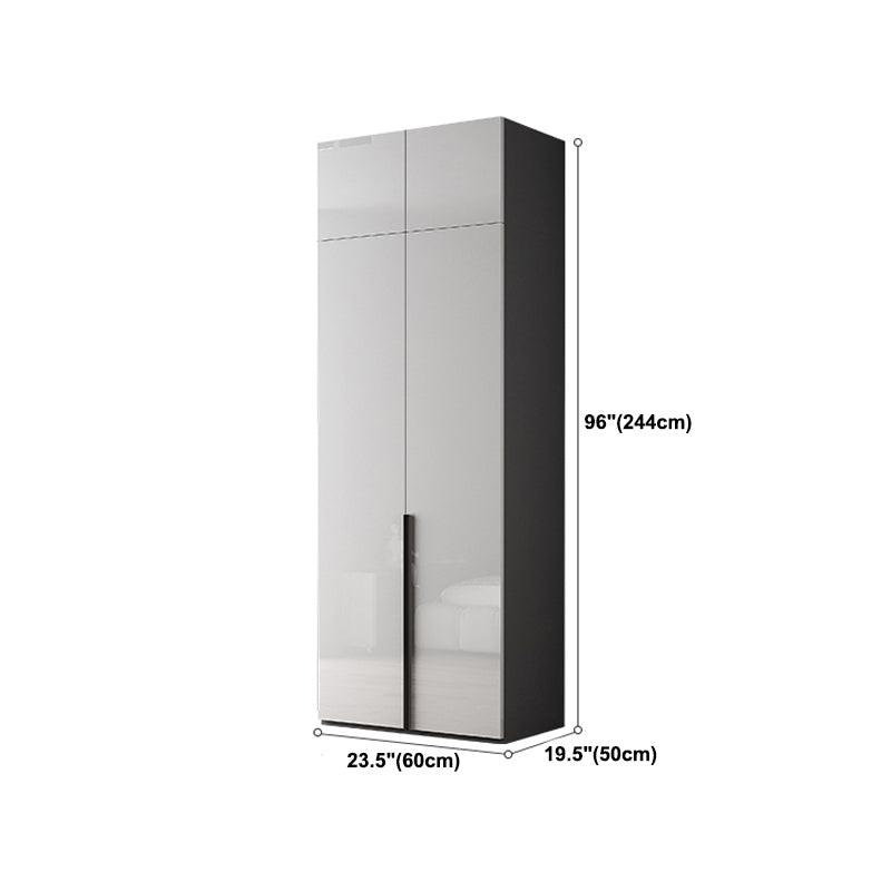 Modern Wardrobe Closet With Shelves Engineered Wood Wardrobe Armoire