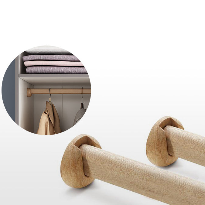 Wooden Wardrobe Closet With Shelves Contemporary Wardrobe Armoire